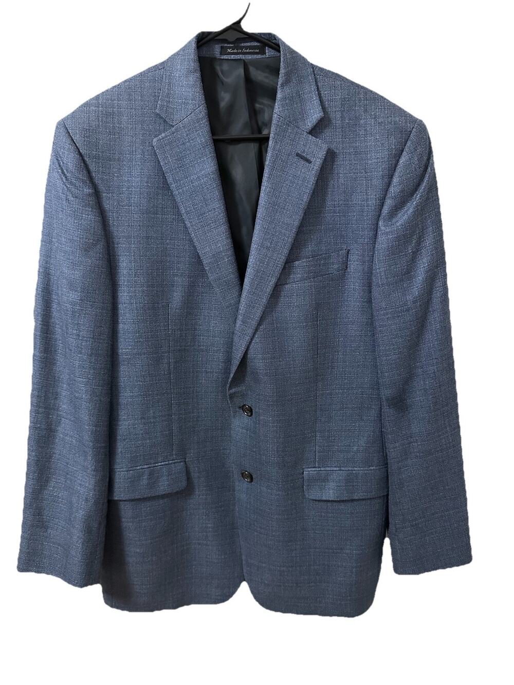 LAUREN RALPH LAUREN Men’s Blue Silk Wool Blend Suit Jacket Size 40 L